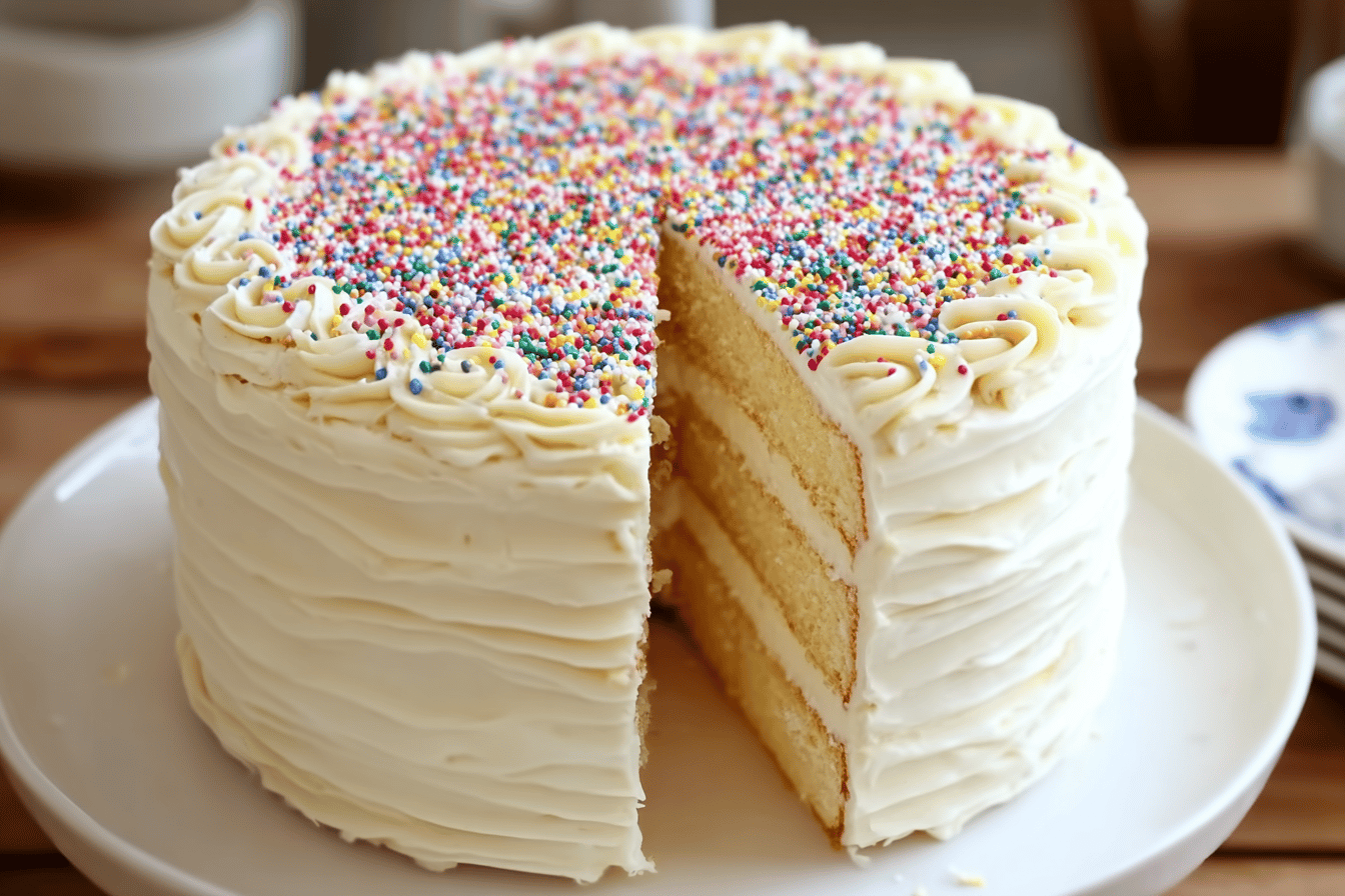 Vanilla Birthday Cake