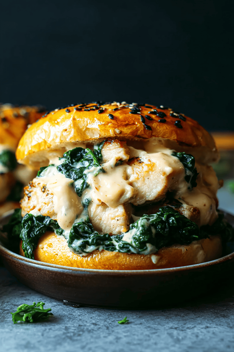 White Cheddar Spinach Chicken