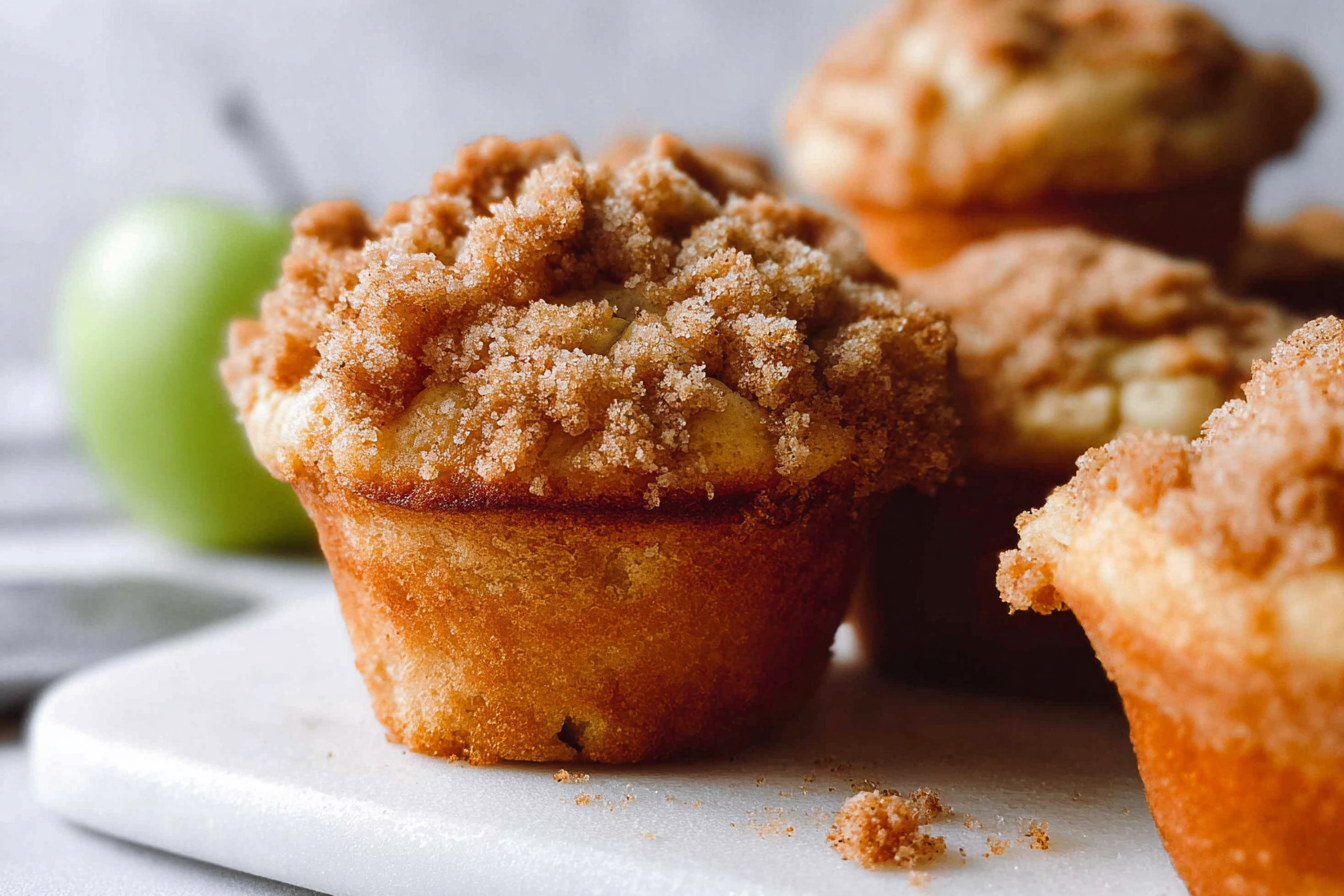 Apple Cinnamon Crumb Muffins Recipe With Warm Spices And Crunchy Topping 6 Apple Crumb Muffins