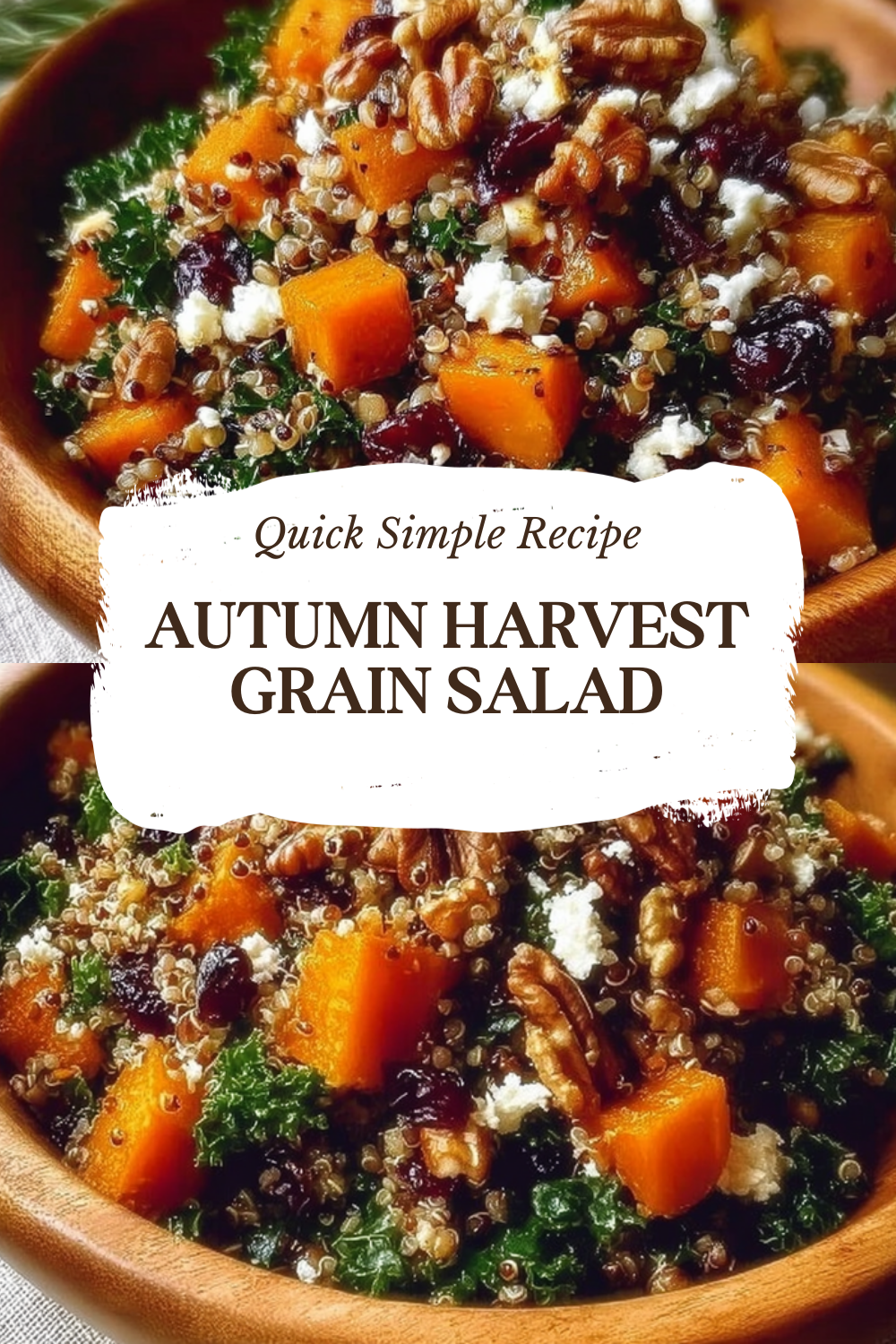 Autumn Harvest Salad Recipes With Seasonal Fruits And Nuts 7 Autumn Harvest Grain Salad