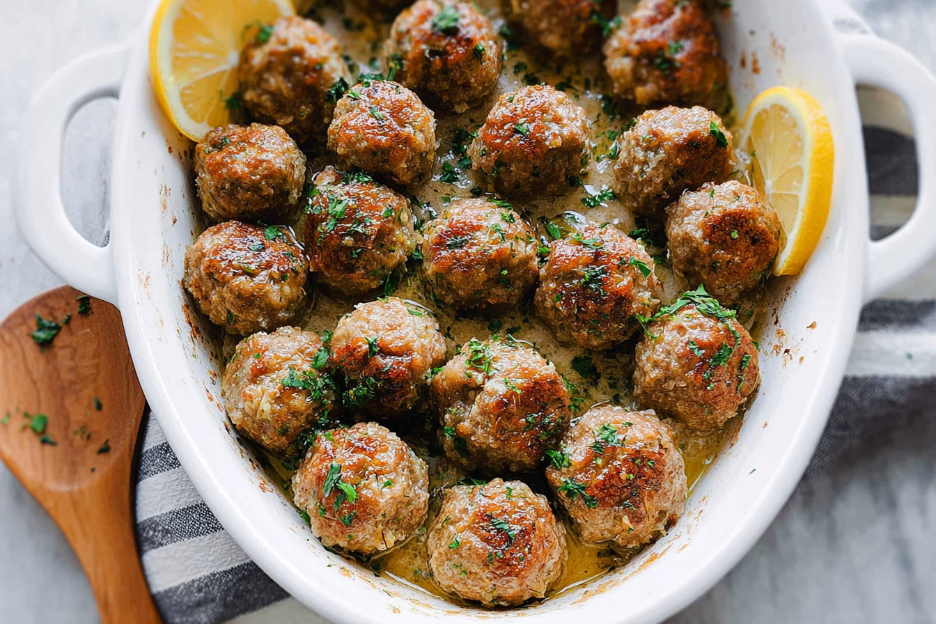 Baked Turkey Meatballs