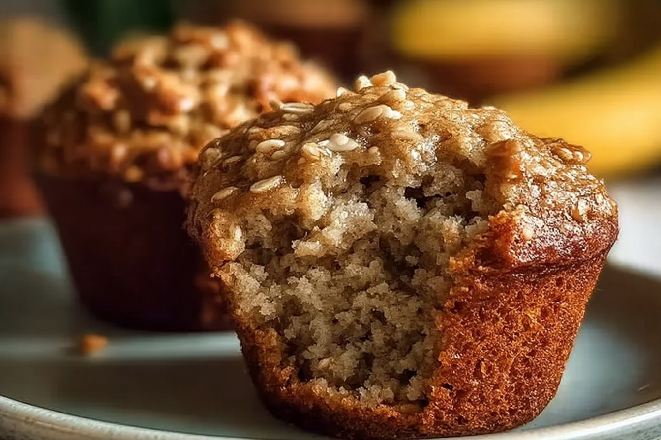 Banana Oatmeal Muffins Recipe For Healthy And Easy Breakfast 6 Banana Oatmeal Muffins