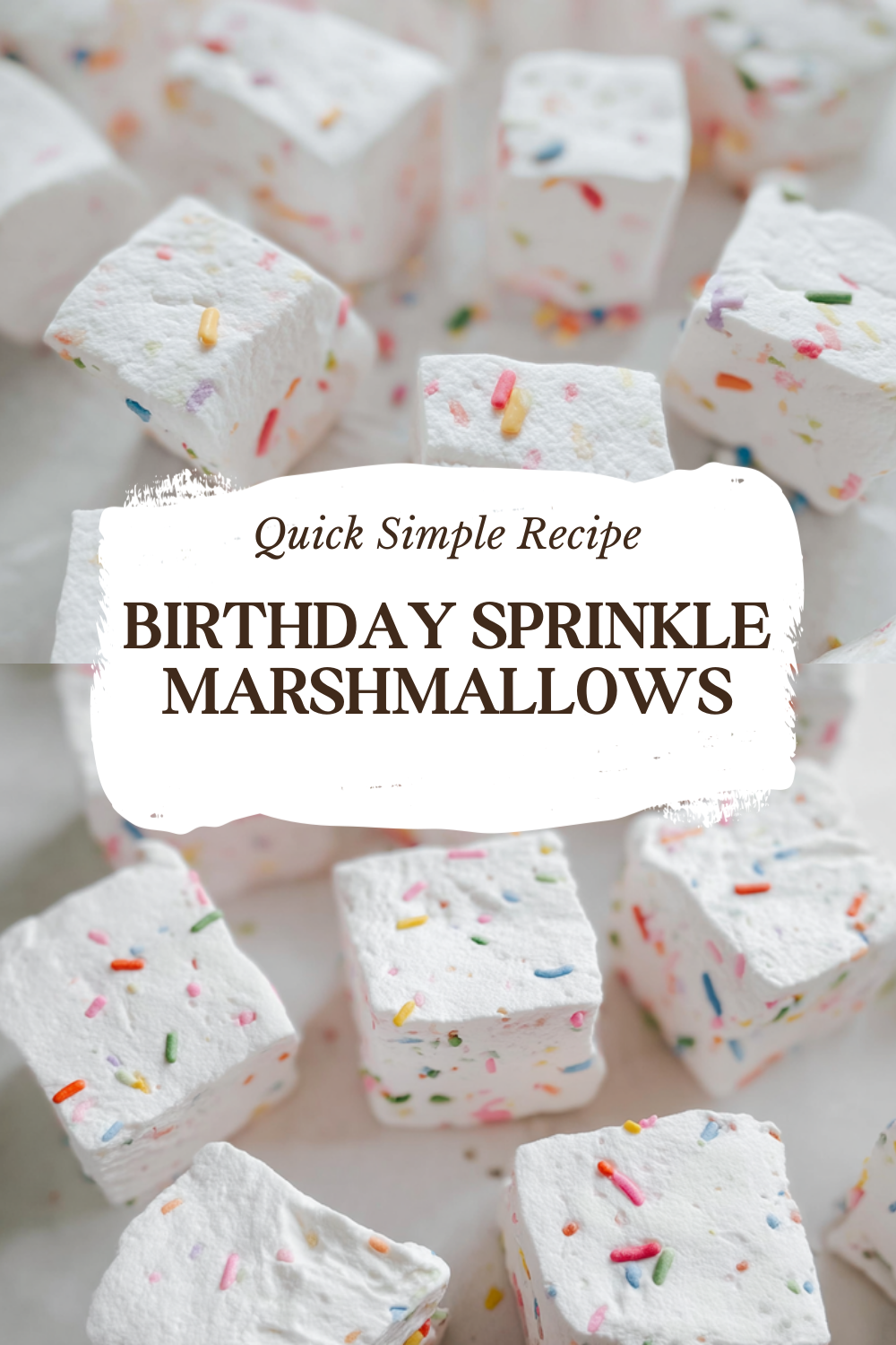 Birthday Sprinkle Marshmallows