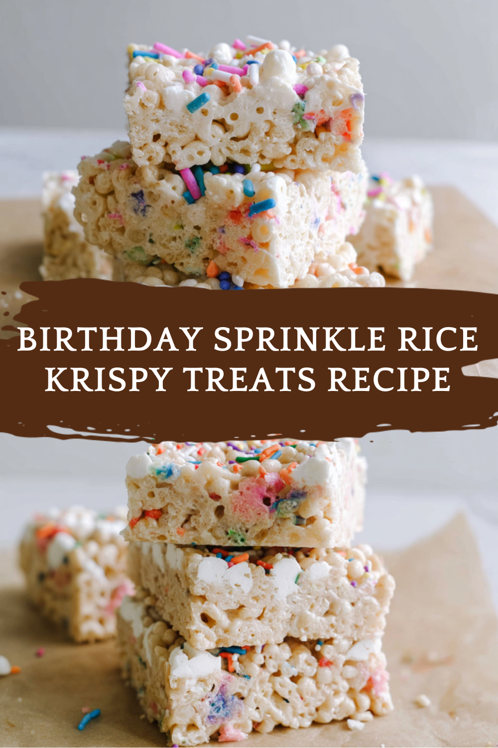 Birthday Sprinkle Rice Krispy Treats Recipe