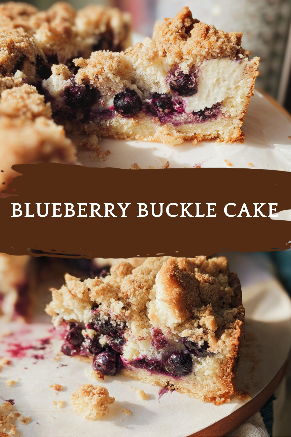 Blueberry Buckle Cake