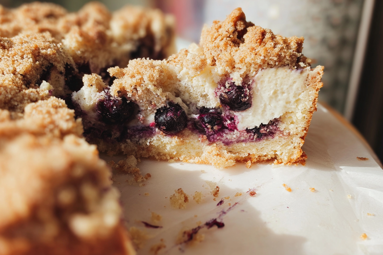 Blueberry Buckle Cake