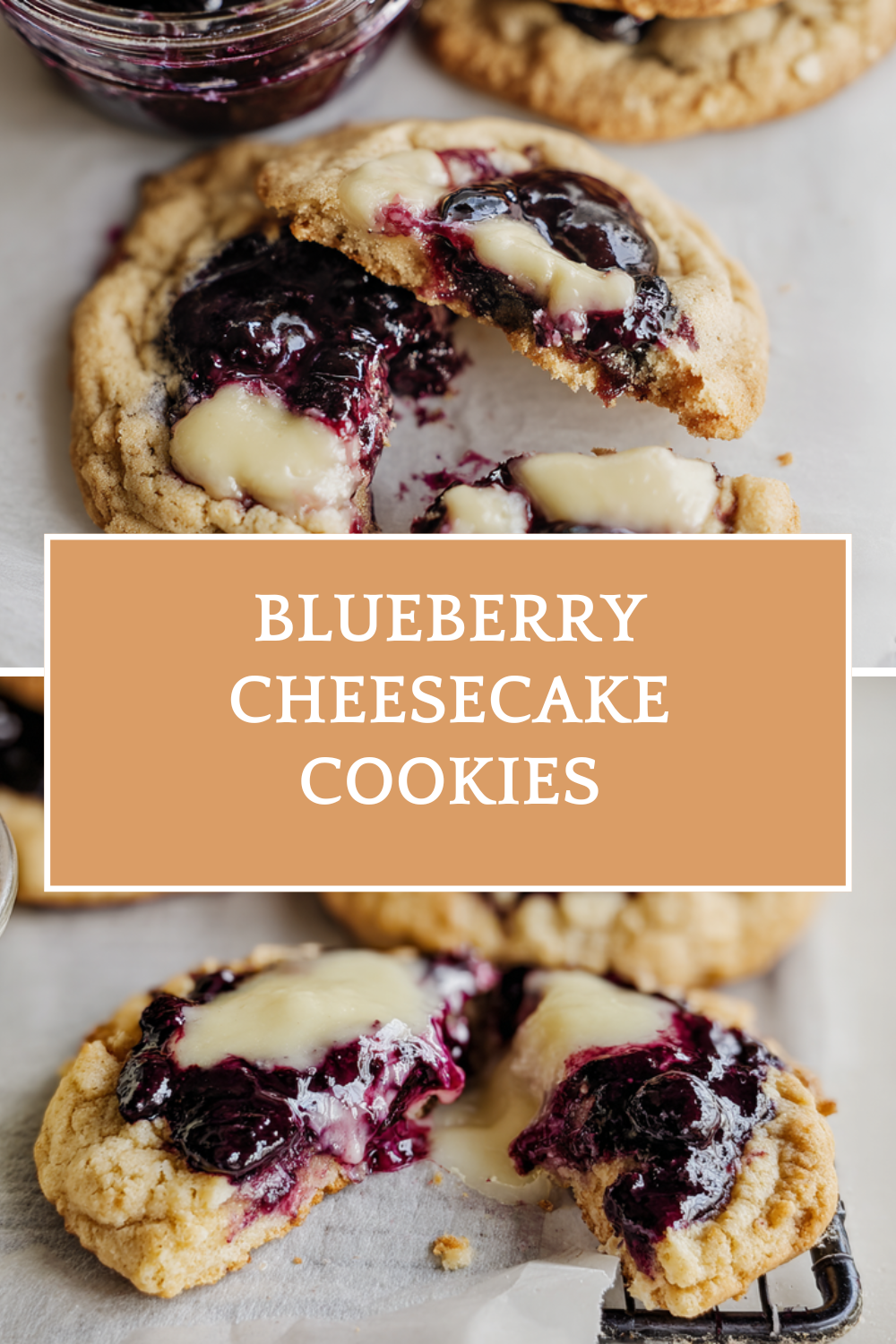 Blueberry Cheesecake Cookies
