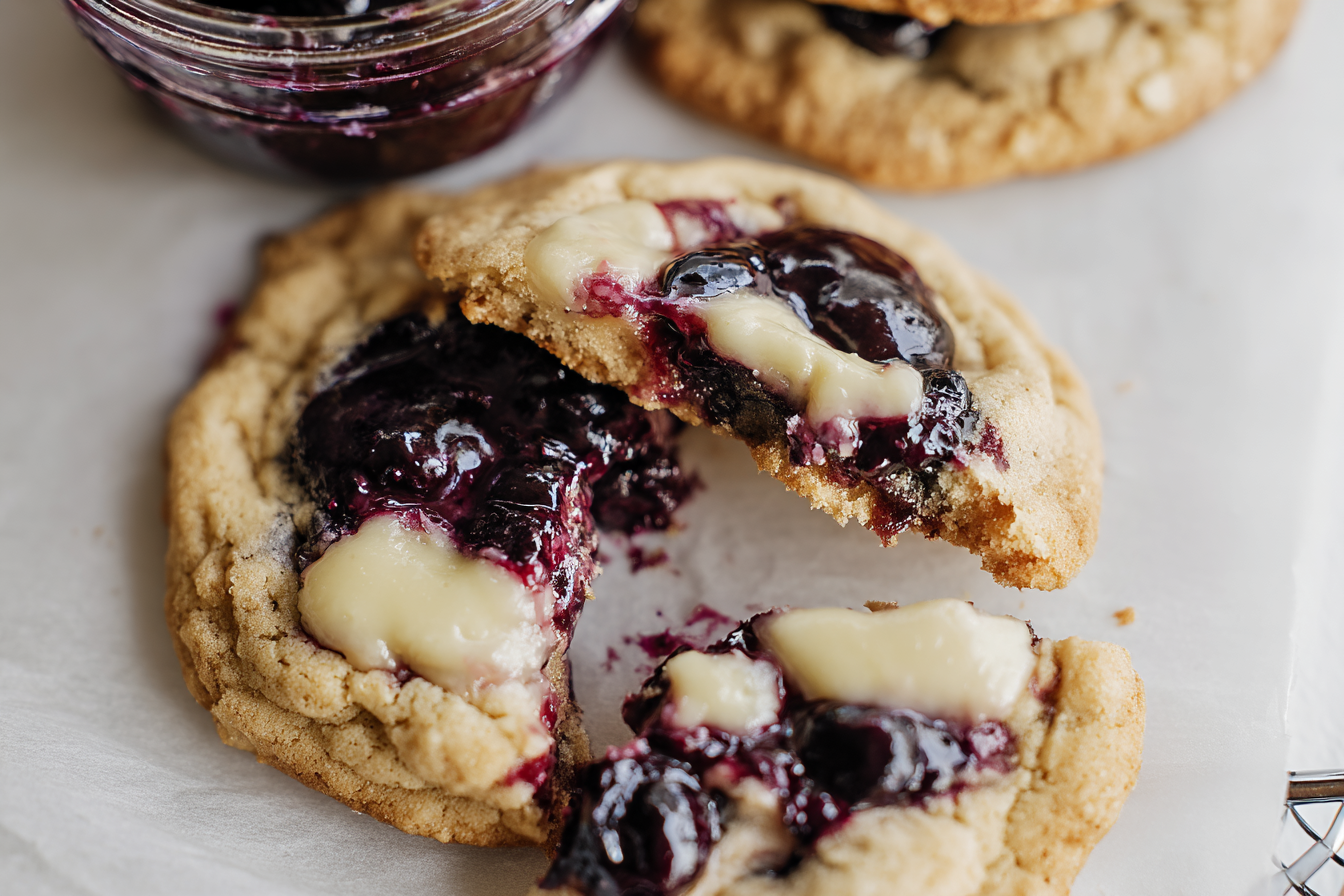 Blueberry Cheesecake Cookies