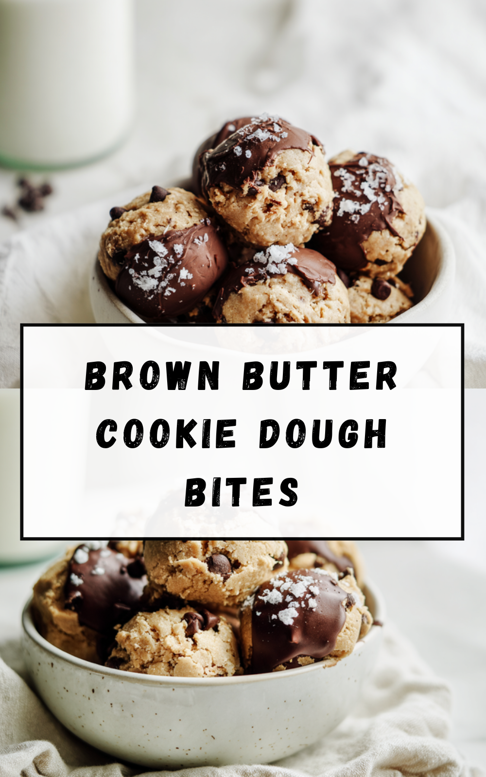 Brown Butter Cookie Dough Bites