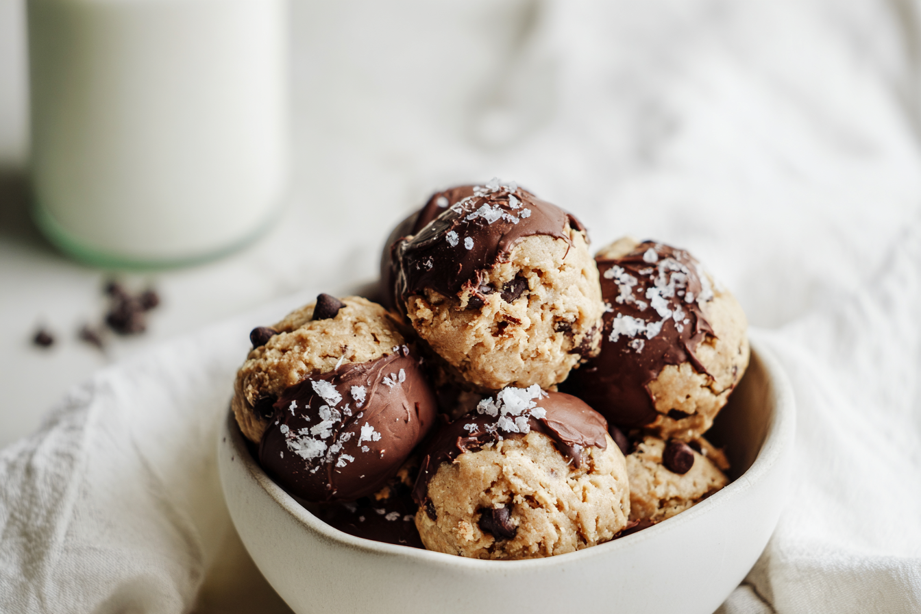 Brown Butter Cookie Dough Bites