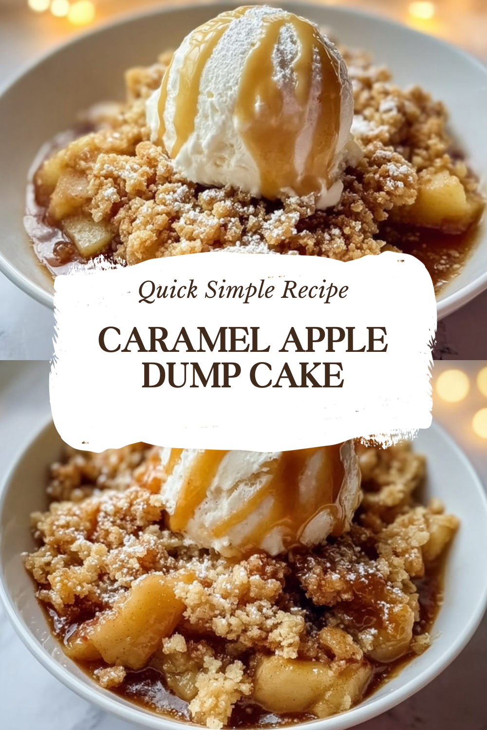 Caramel Apple Dump Cake