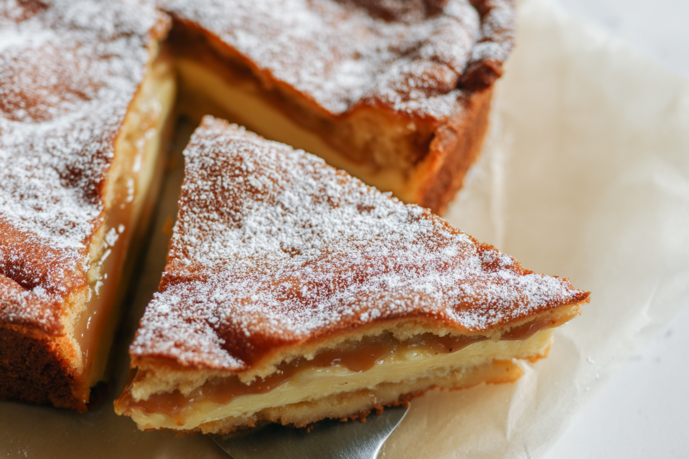 Caramel Gooey Butter Cake