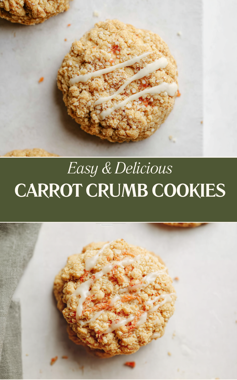 Carrot Crumb Cookies