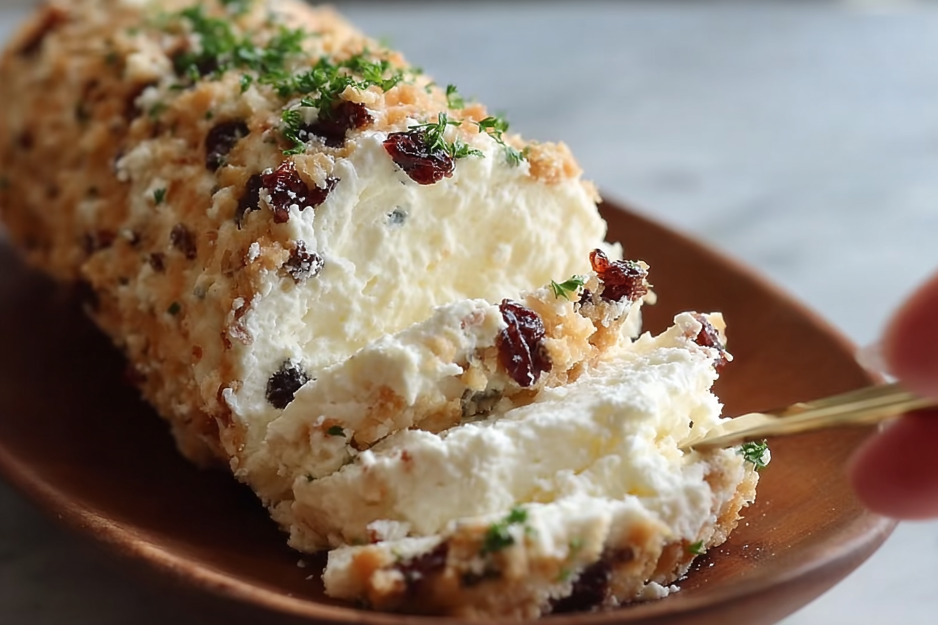 Garlic Herb Cheese Log Recipe With Fresh Herbs And Creamy Cheese 6 Cheese Log