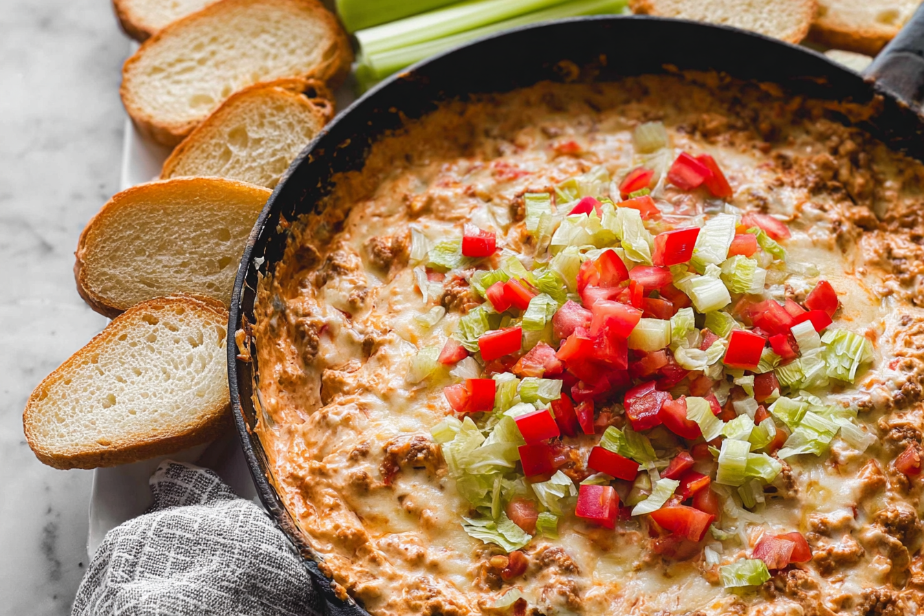 Cheeseburger Dip Recipe With Creamy Cheese And Savory Ground Beef 6 Cheeseburger Dip