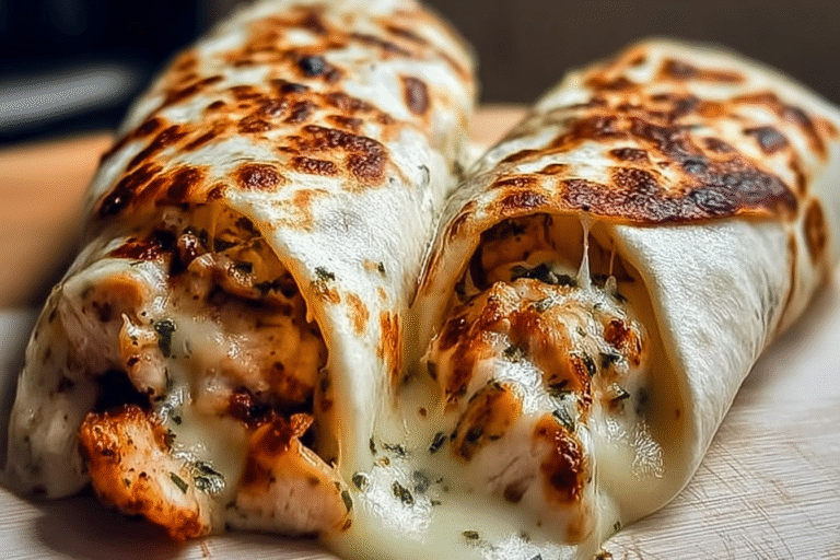 Cheesy Garlic Chicken Wraps 43.Png