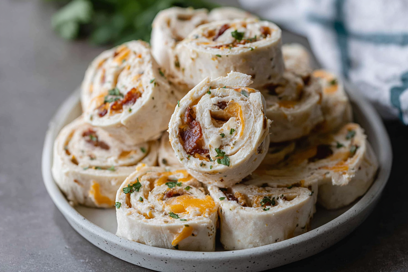 Chicken Bacon Ranch Pinwheels