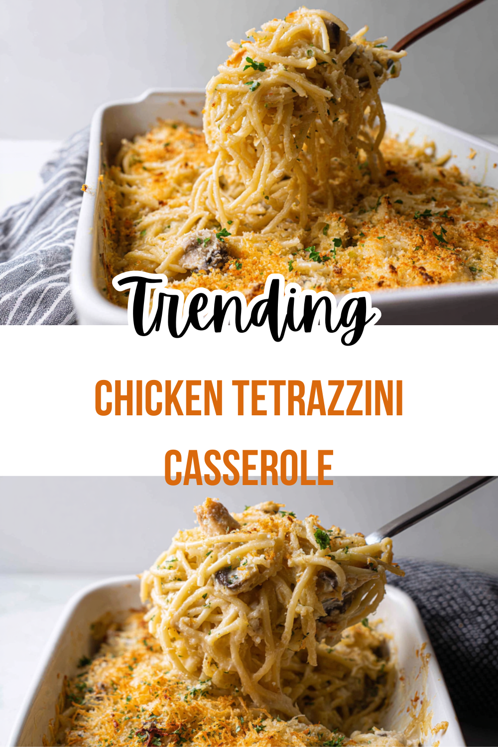 Chicken Tetrazzini Casserole