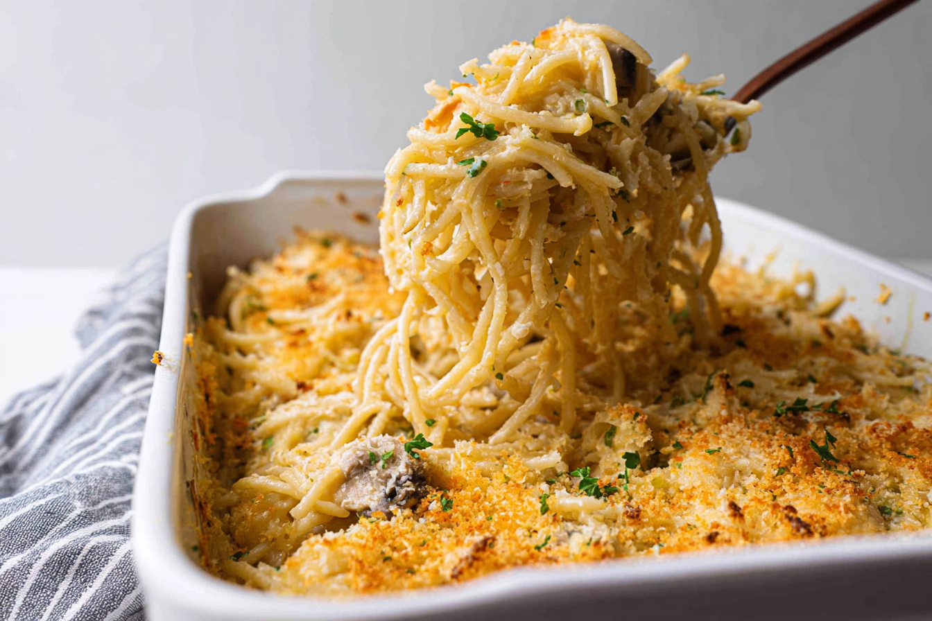 Chicken Tetrazzini Casserole