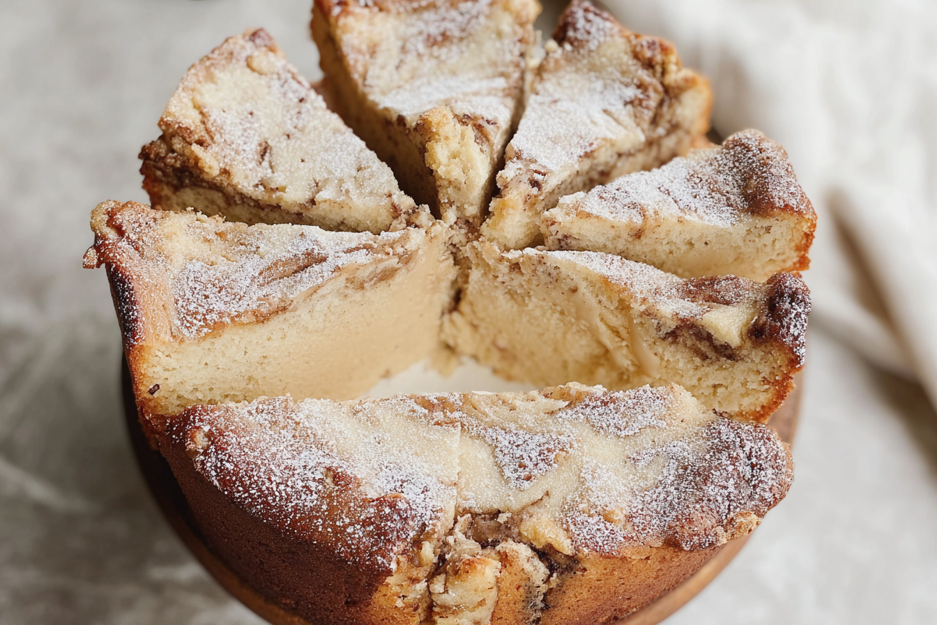 Cinnamon Roll Gooey Butter Cake Recipe