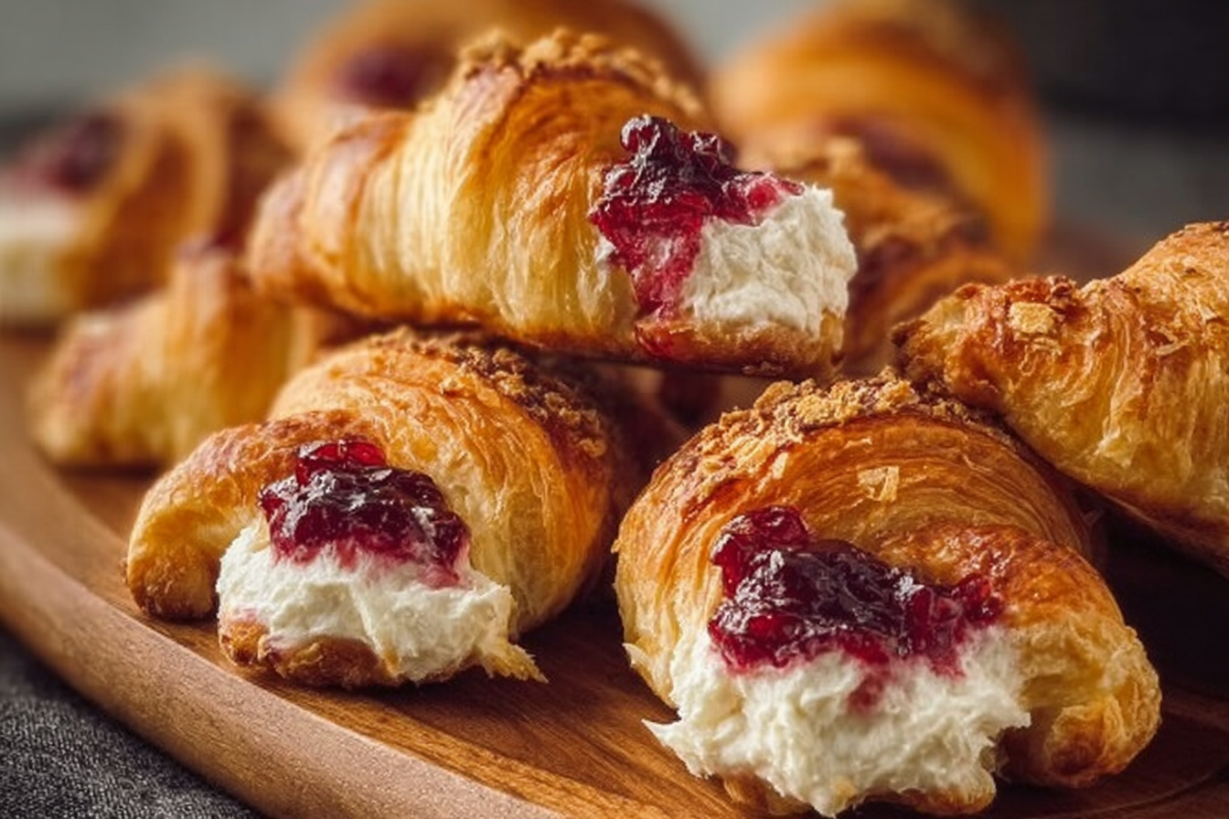 Cranberry Cream Cheese Crescent Bites