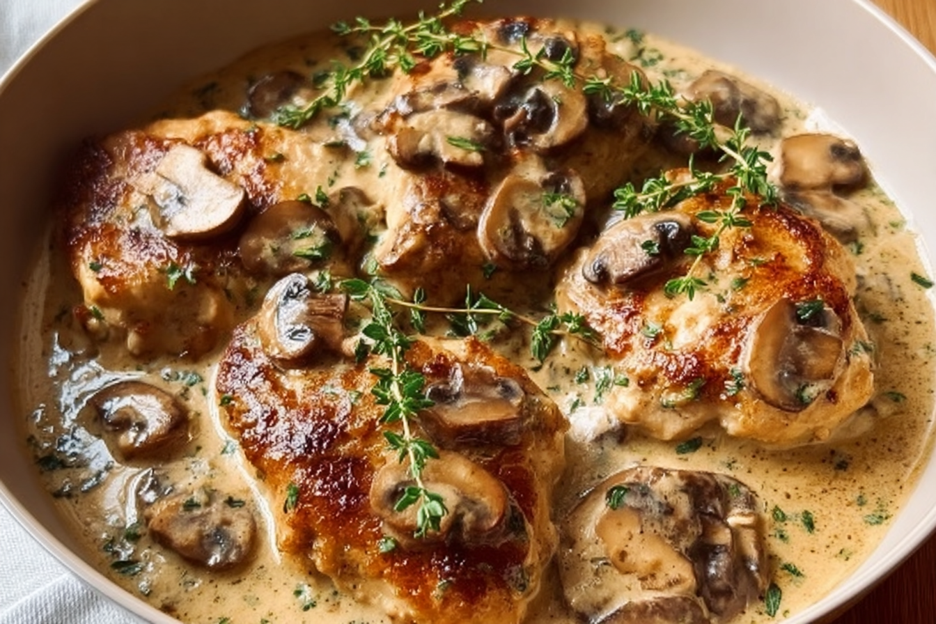 Creamy Mushroom Chicken