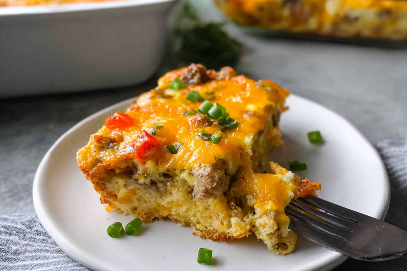 Crescent Roll Breakfast Casserole With Savory Ingredients And Easy Prep 6 Crescent Roll Breakfast Casserole