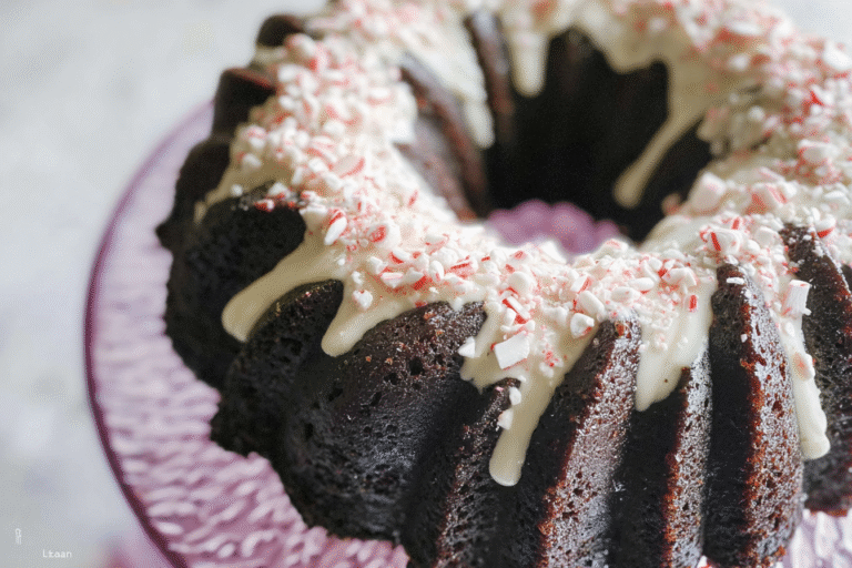 Dark Chocolate Peppermint Bundt Cake 10.Png