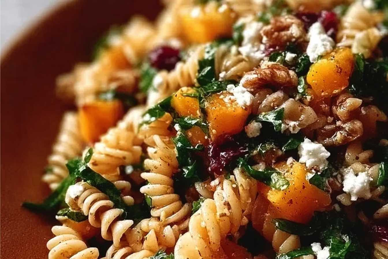 Fall Harvest Pasta Salad With Seasonal Vegetables And Tangy Dressing 6 Fall Harvest Pasta Salad
