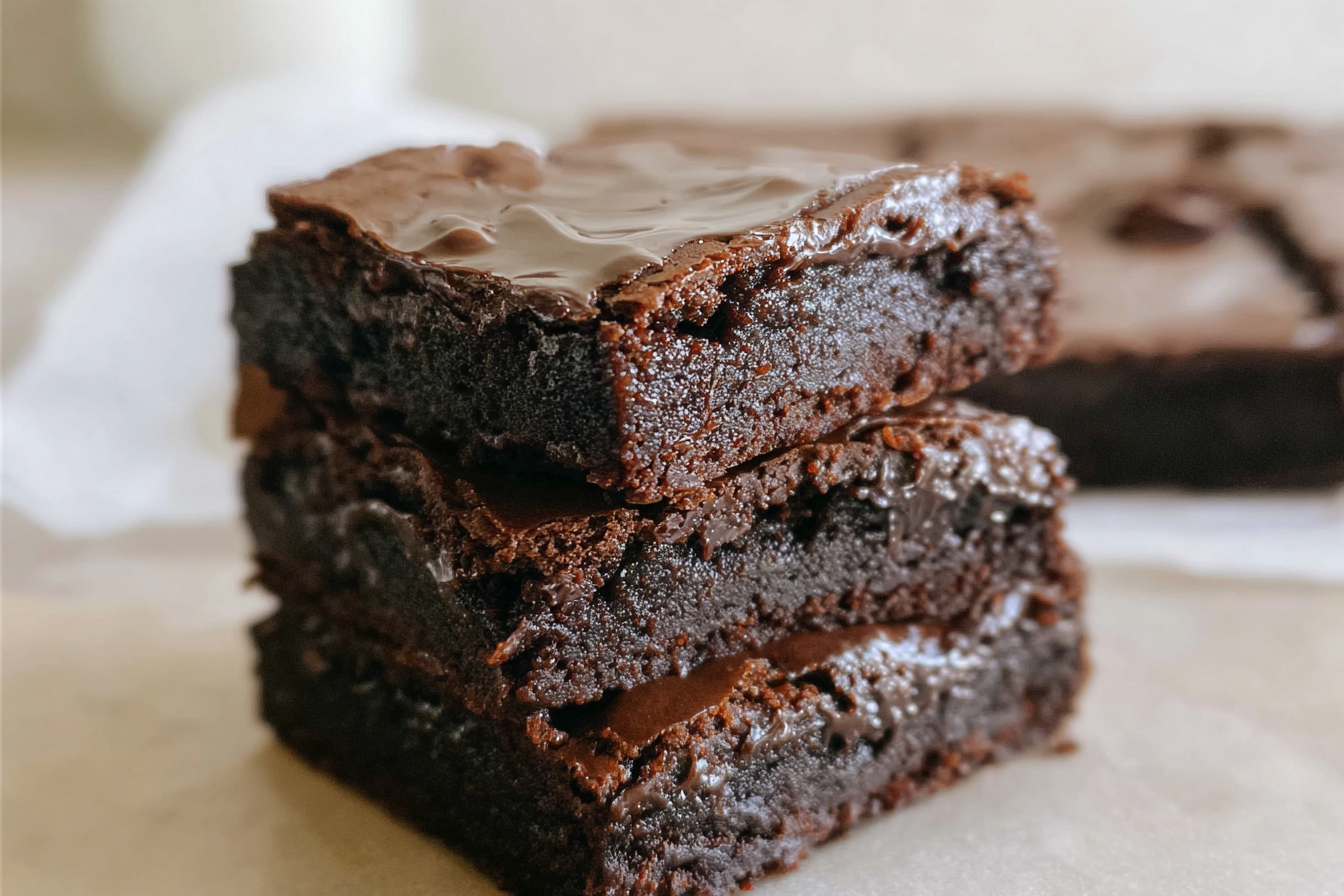 Fudgy Lunch Lady Brownies