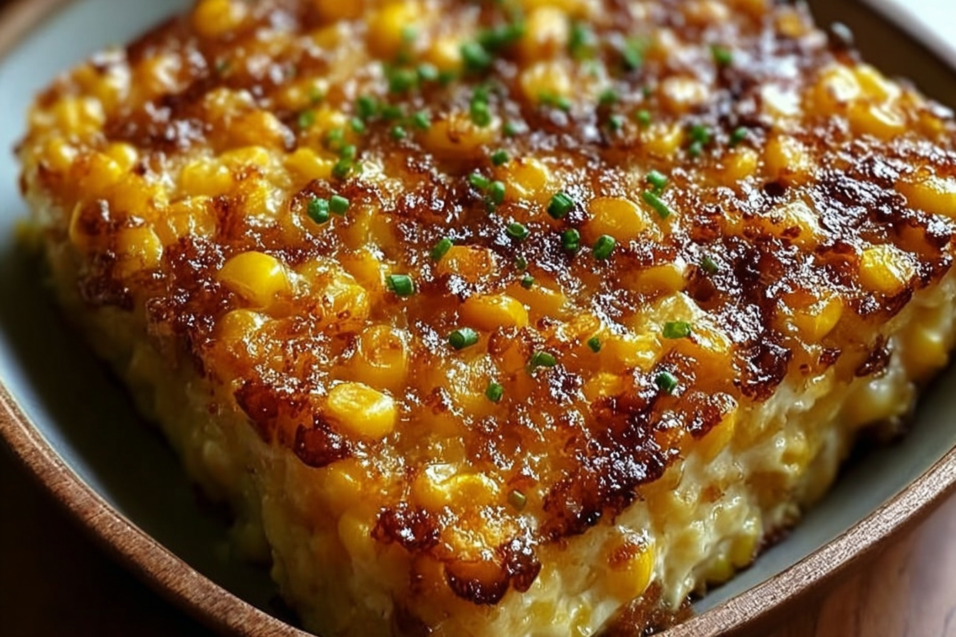 Honey Glazed Corn Casserole