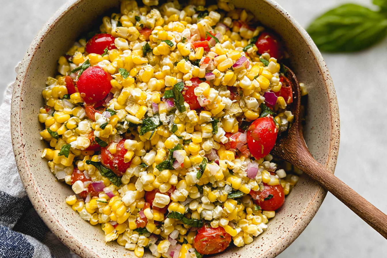 Italian Corn Salad: Vibrant Mediterranean Summer Dish 6 Italian Corn Salad
