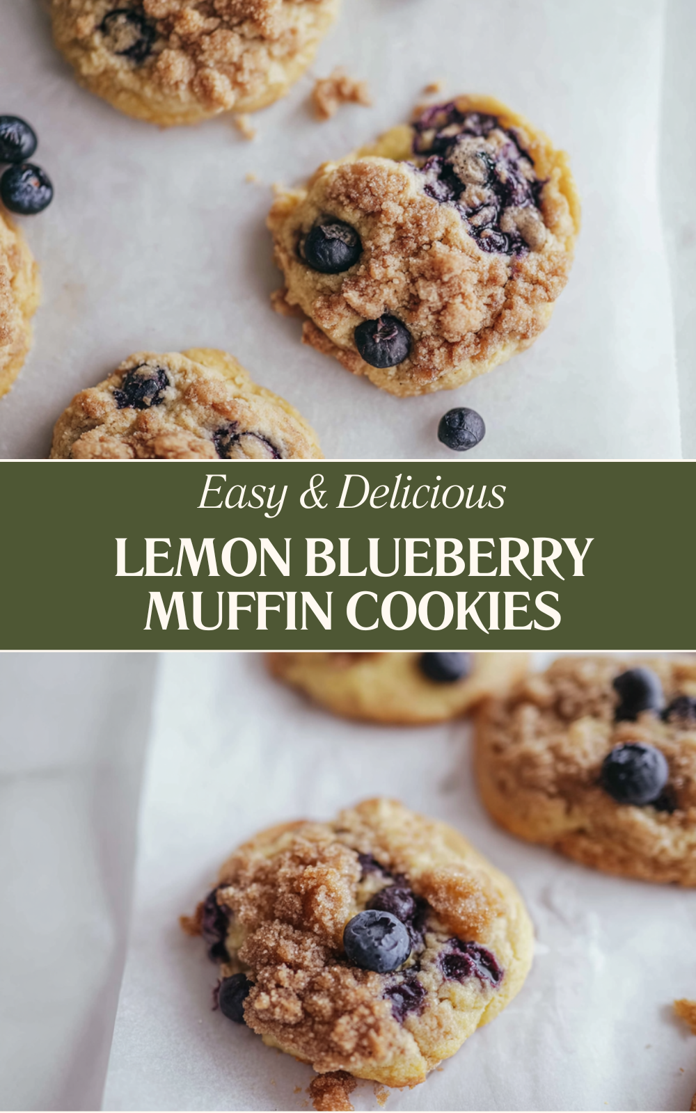 Blueberry Muffin Style Cookies Recipe 7 Lemon Blueberry Muffin Cookies