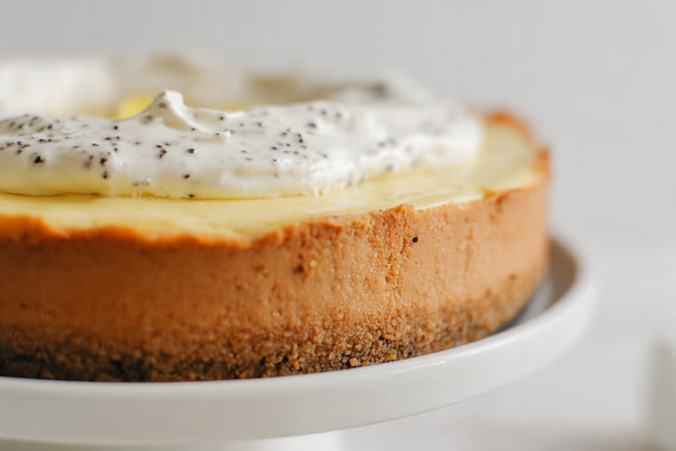 Lemon Poppy Seed Cheesecake