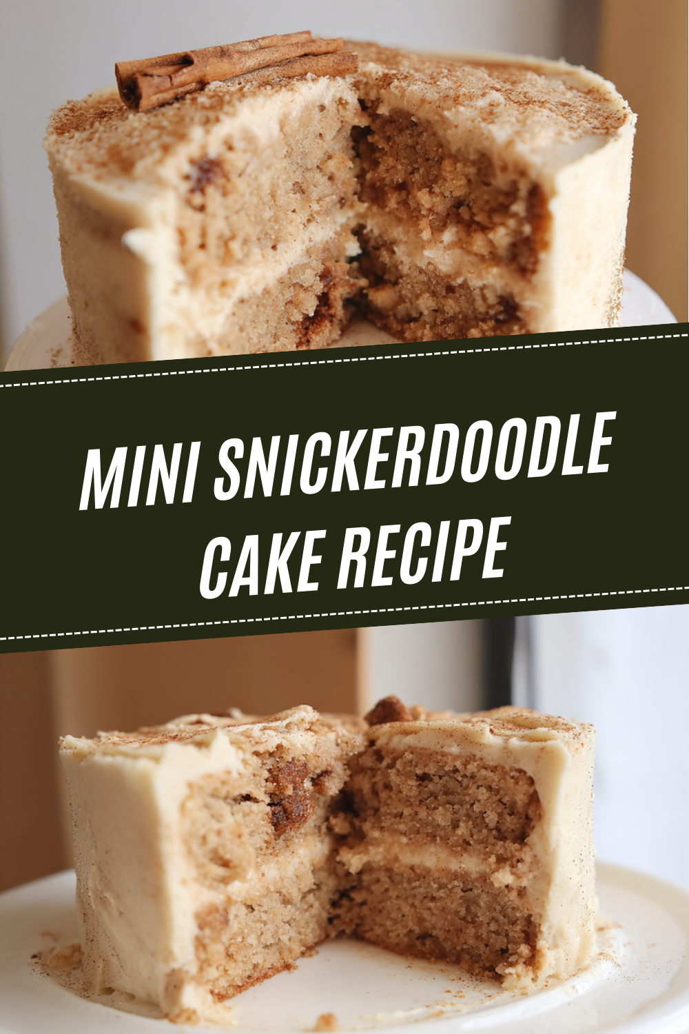 Mini Snickerdoodle Cake Recipe