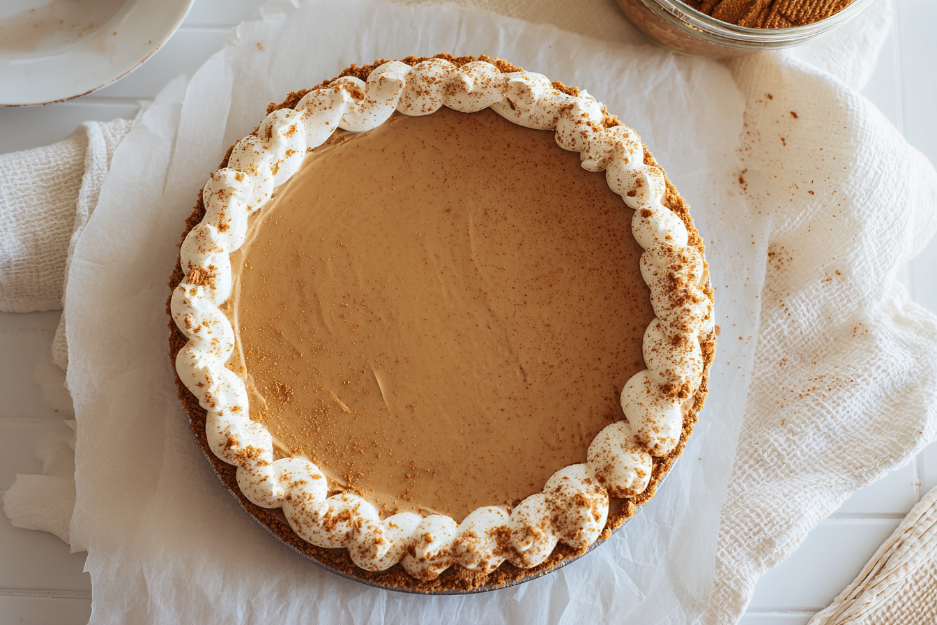 No Bake Biscoff Cheesecake