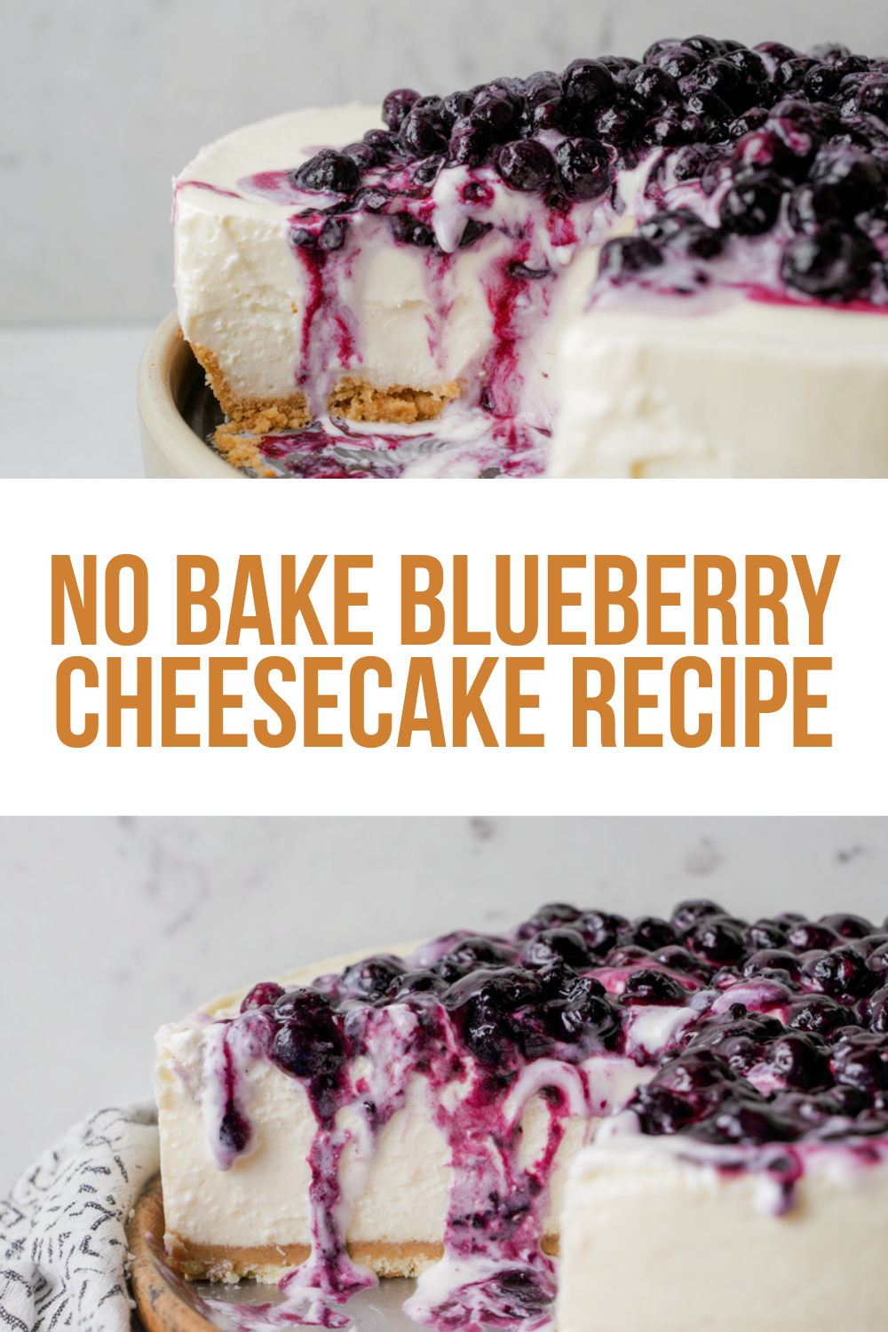 No Bake Blueberry Cheesecake Recipe