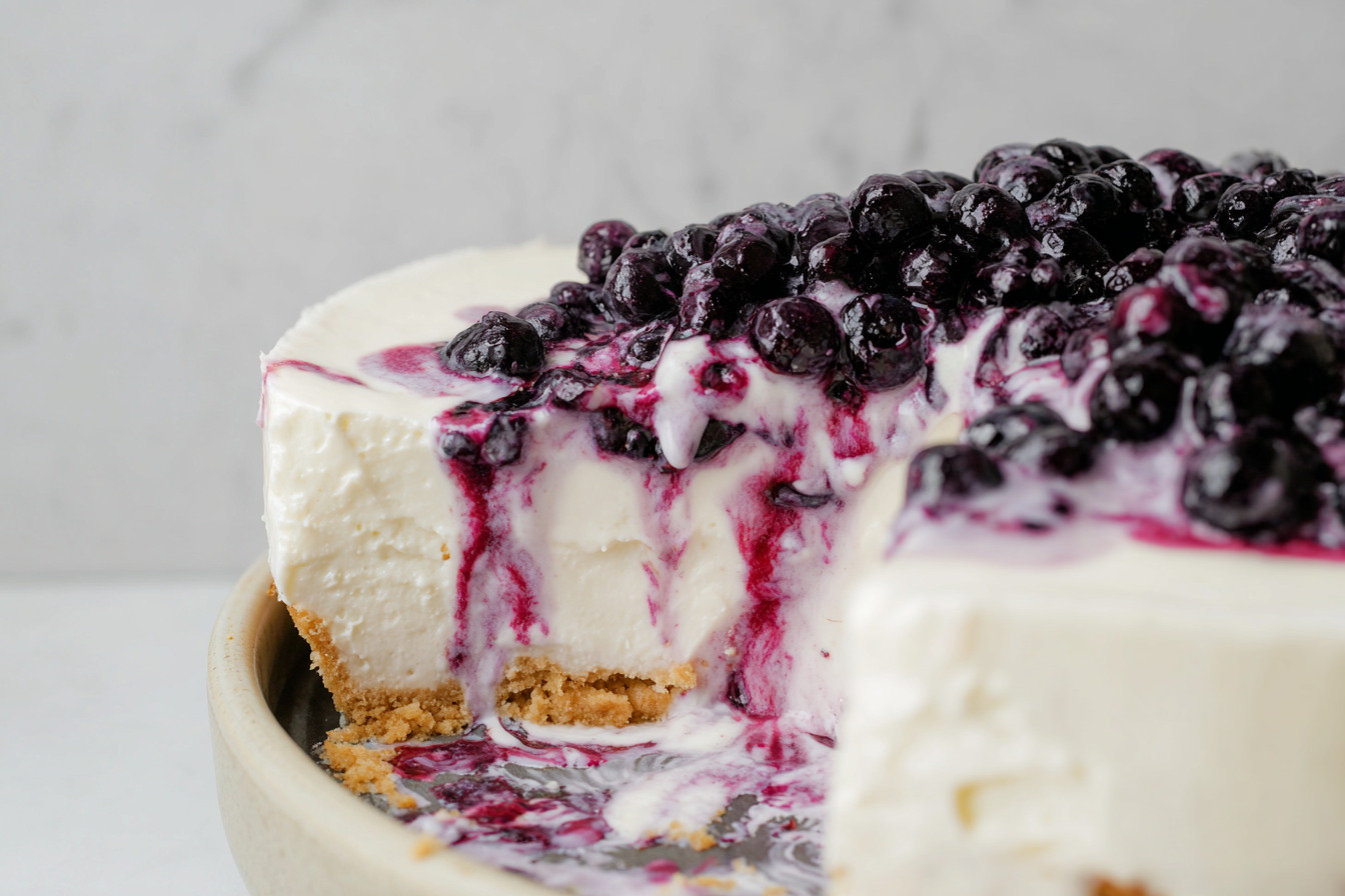 No Bake Blueberry Cheesecake Recipe