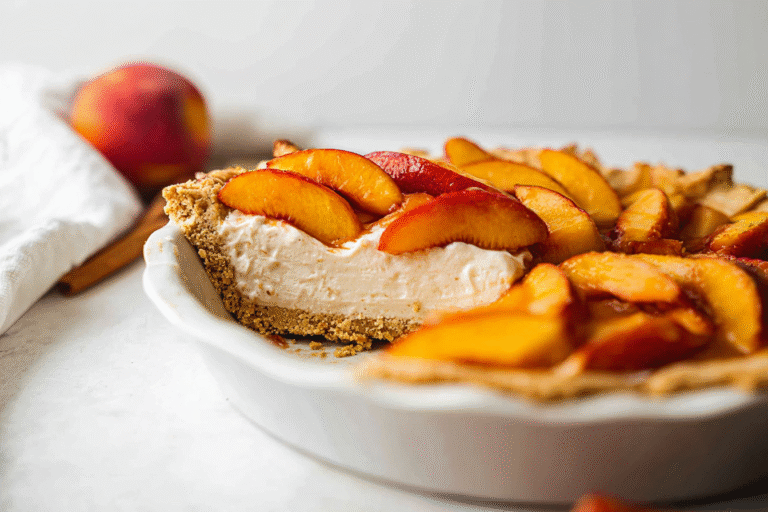 No Bake Fresh Peach Pie 34.Png