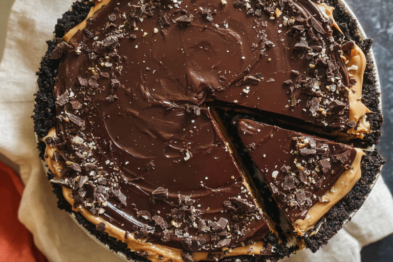 No Bake Peanut Butter Chocolate Pie 61.Png
