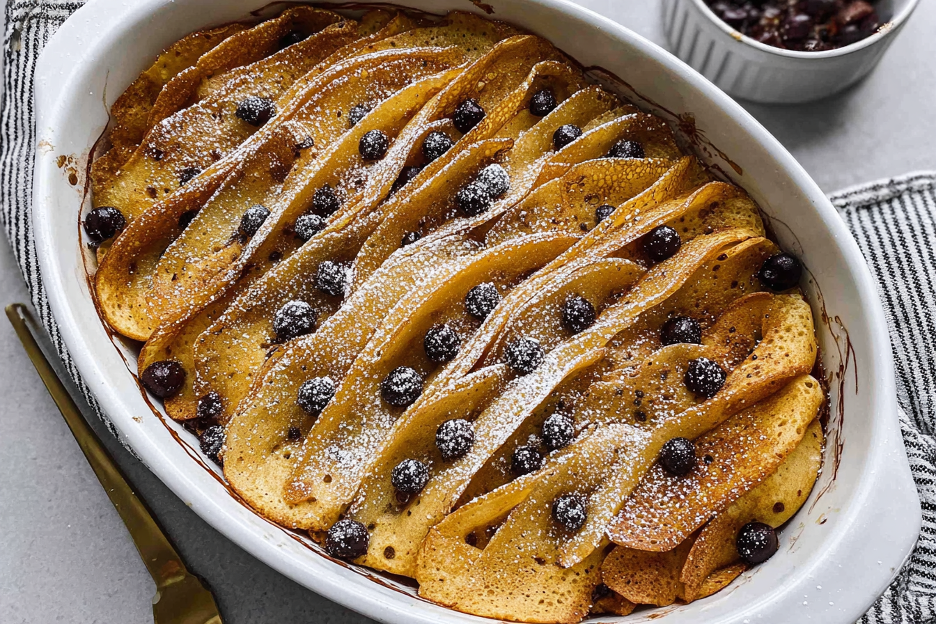 Overnight Pancake Casserole Recipe For Easy Morning Brunch 6 Pancake Casserole