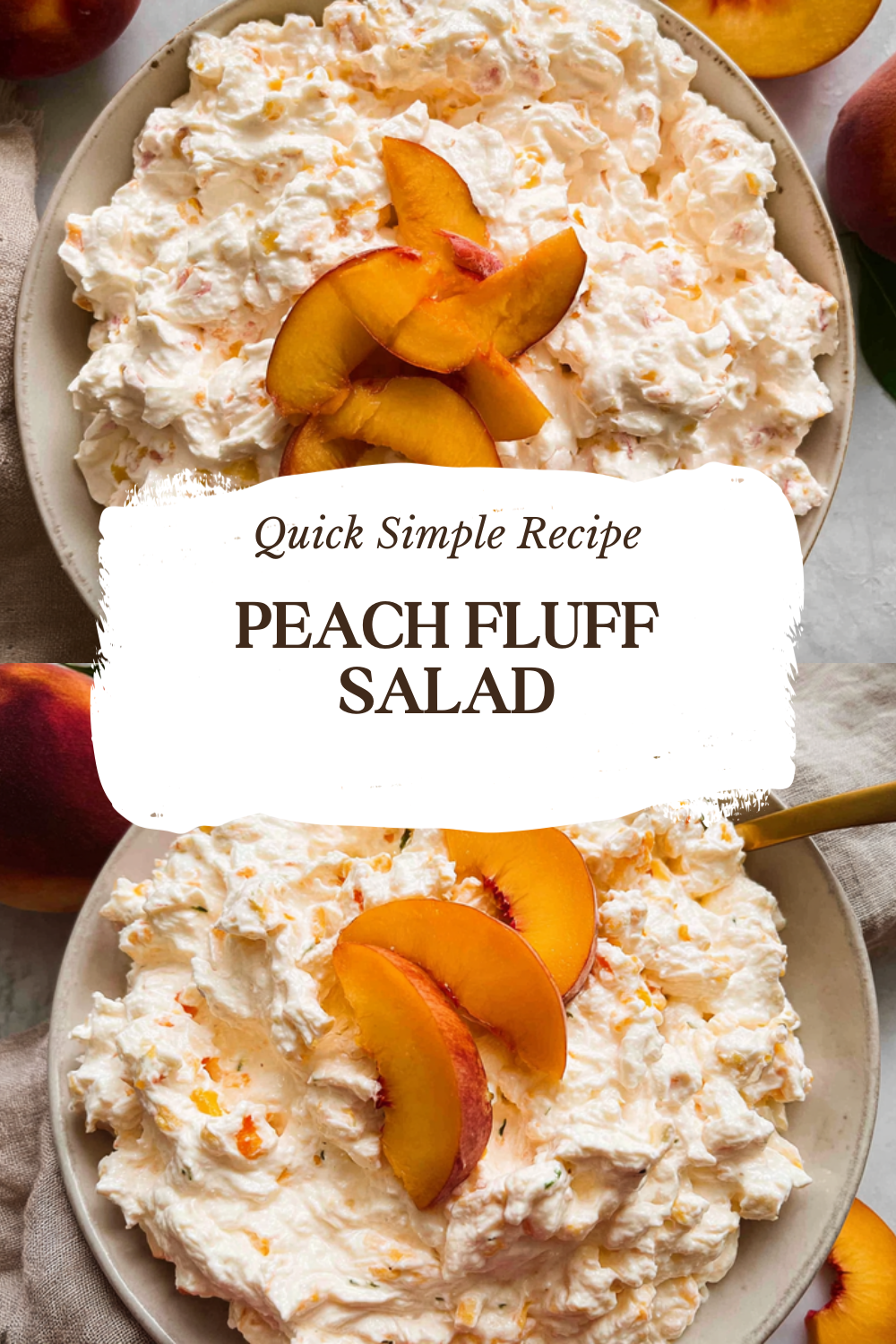 Peach Fluff Salad