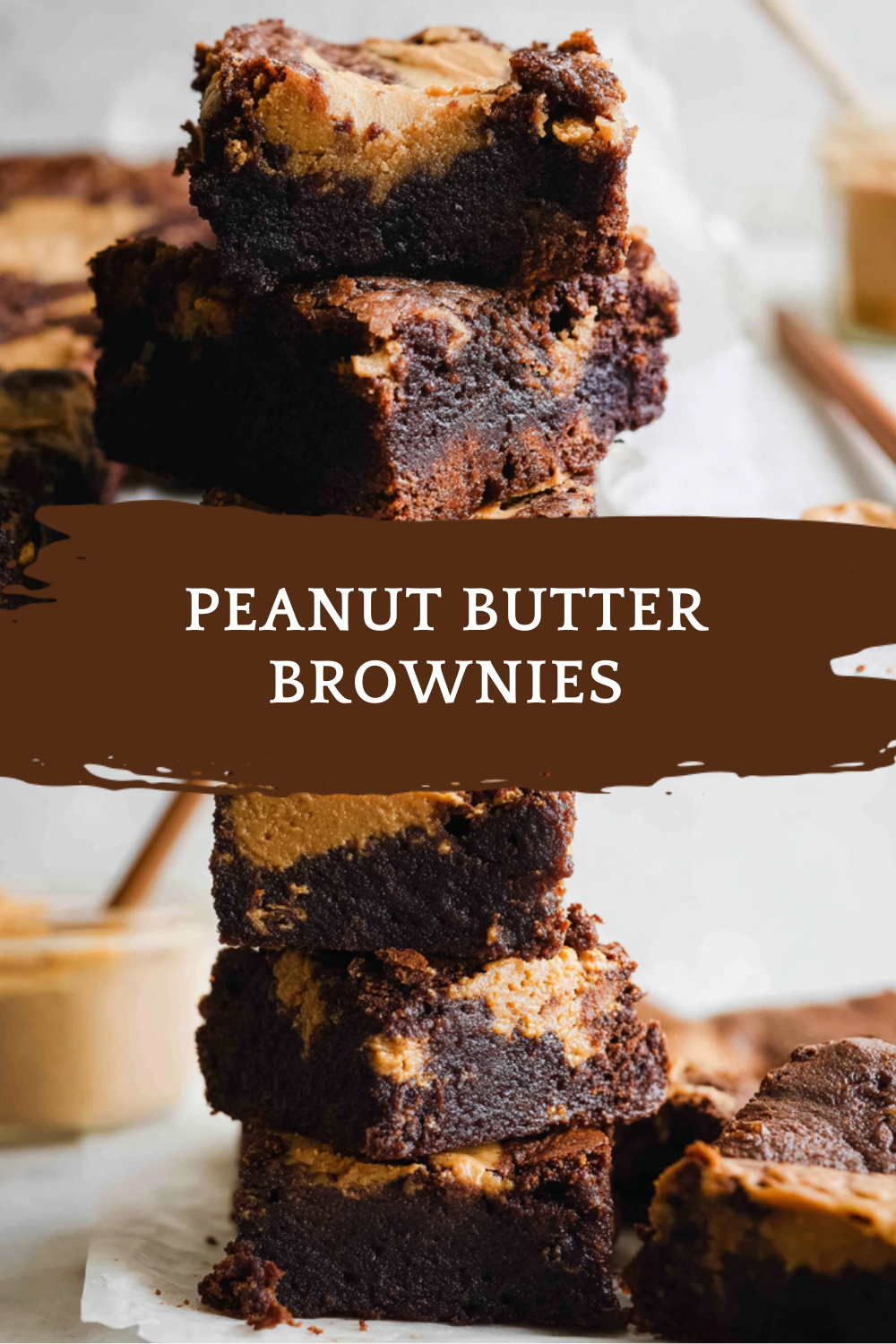 Peanut Butter Brownies