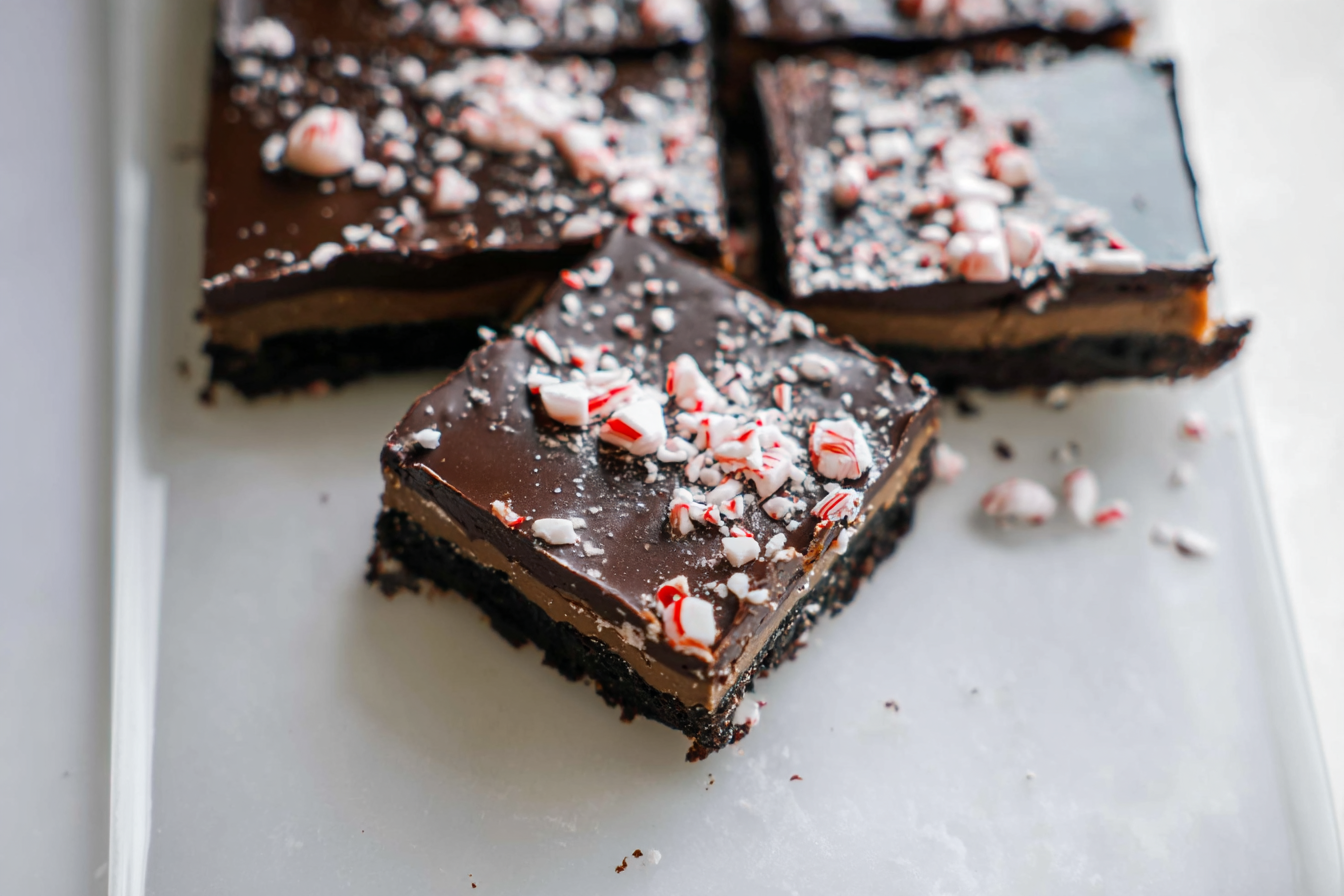 Peppermint Bark Brownies