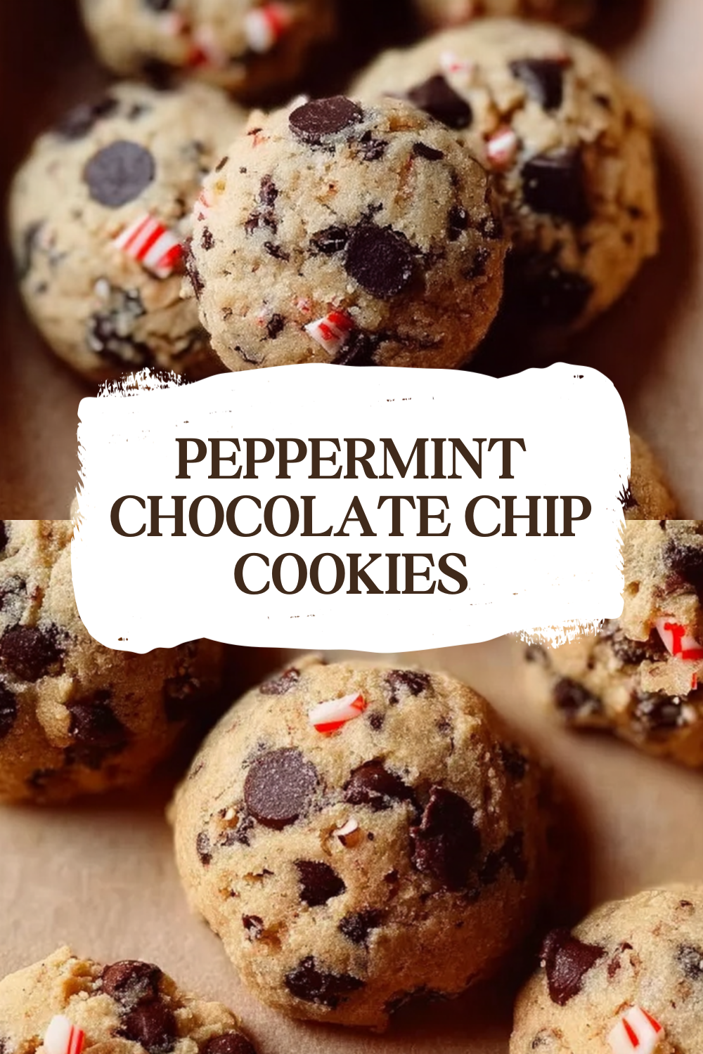 Peppermint Chocolate Chip Cookies
