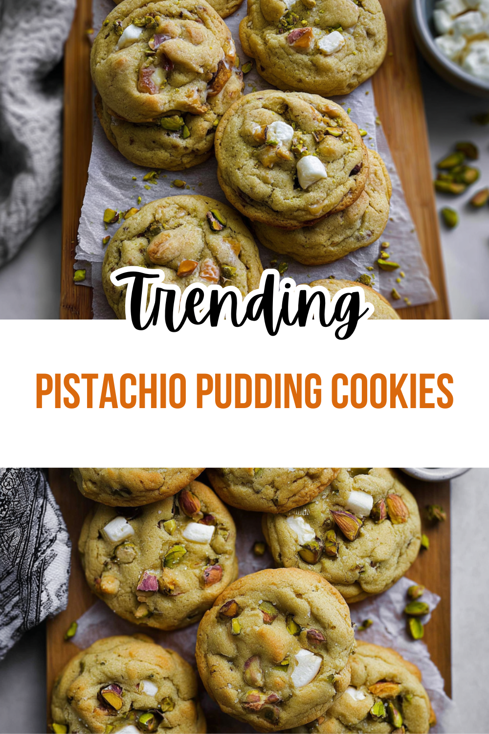Pistachio Pudding Cookies