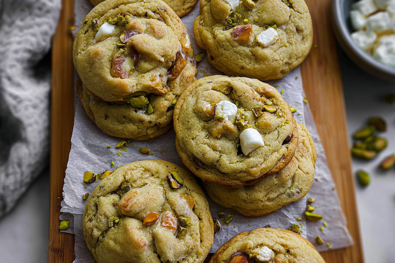 Pistachio Pudding Cookies