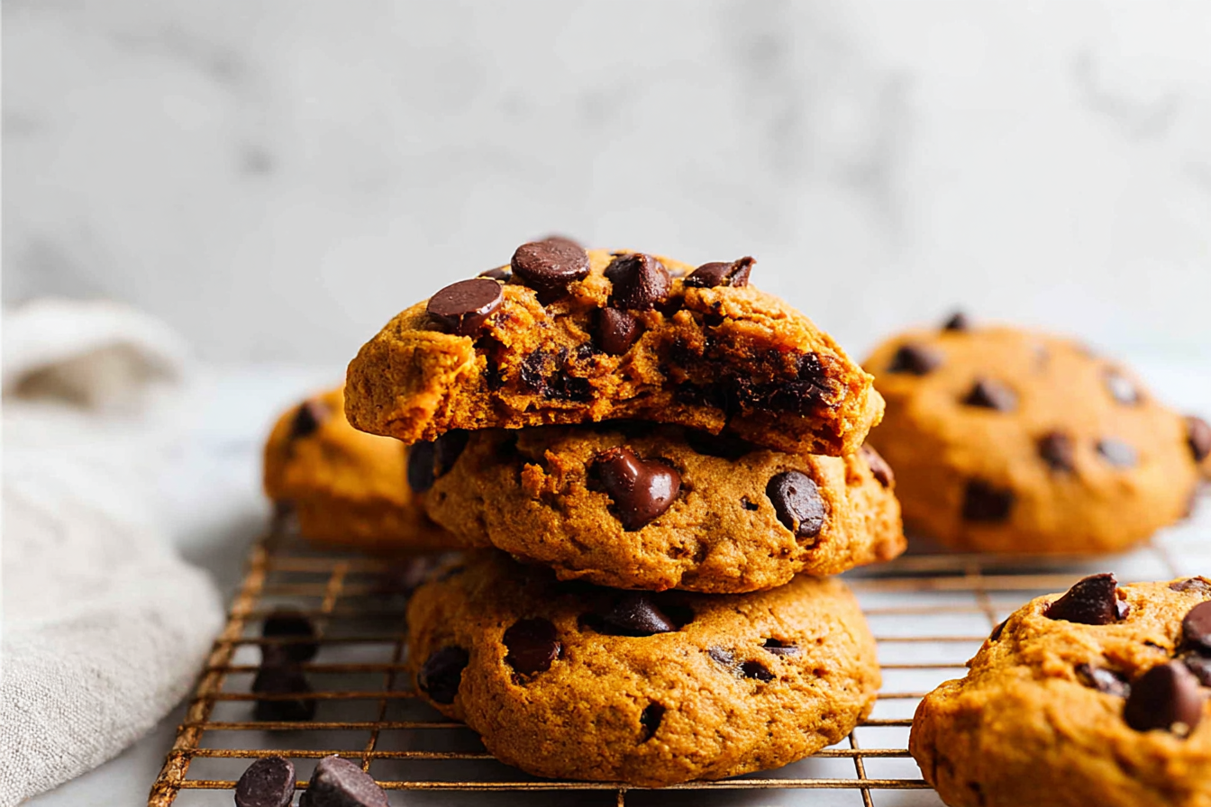 Pumpkin Chocolate Chip Cookies