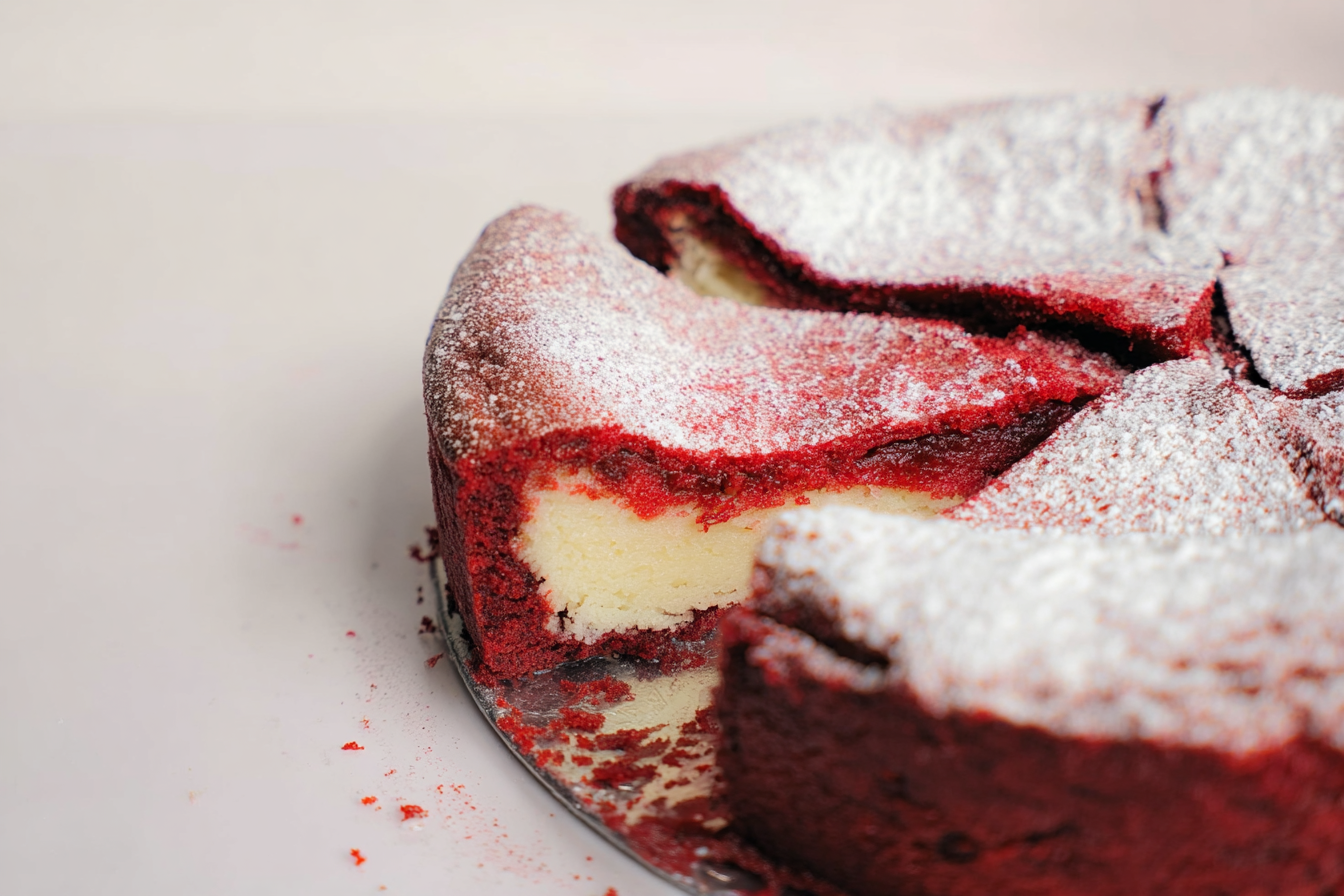 Red Velvet Gooey Butter Cake