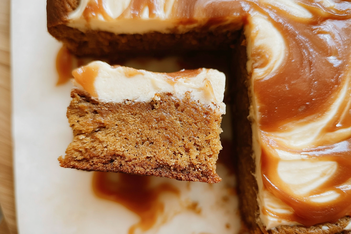 Salted Caramel Gingerbread Cake